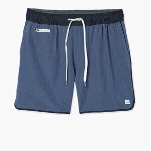 Banks Short 5" in Azure Linen Texture